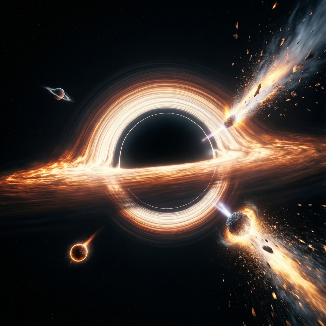 Почему чёрные дыры не «едят» всё подряд: мифы и реальность