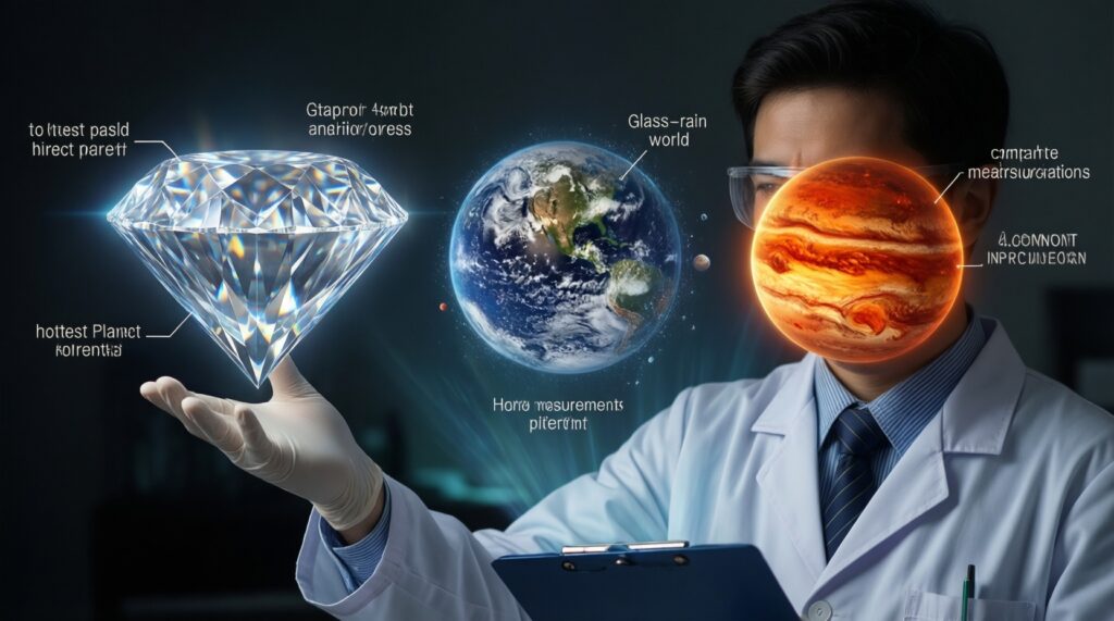 Самые странные планеты во Вселенной: алмазы, стеклянные дожди и адская жара - иллюстрация