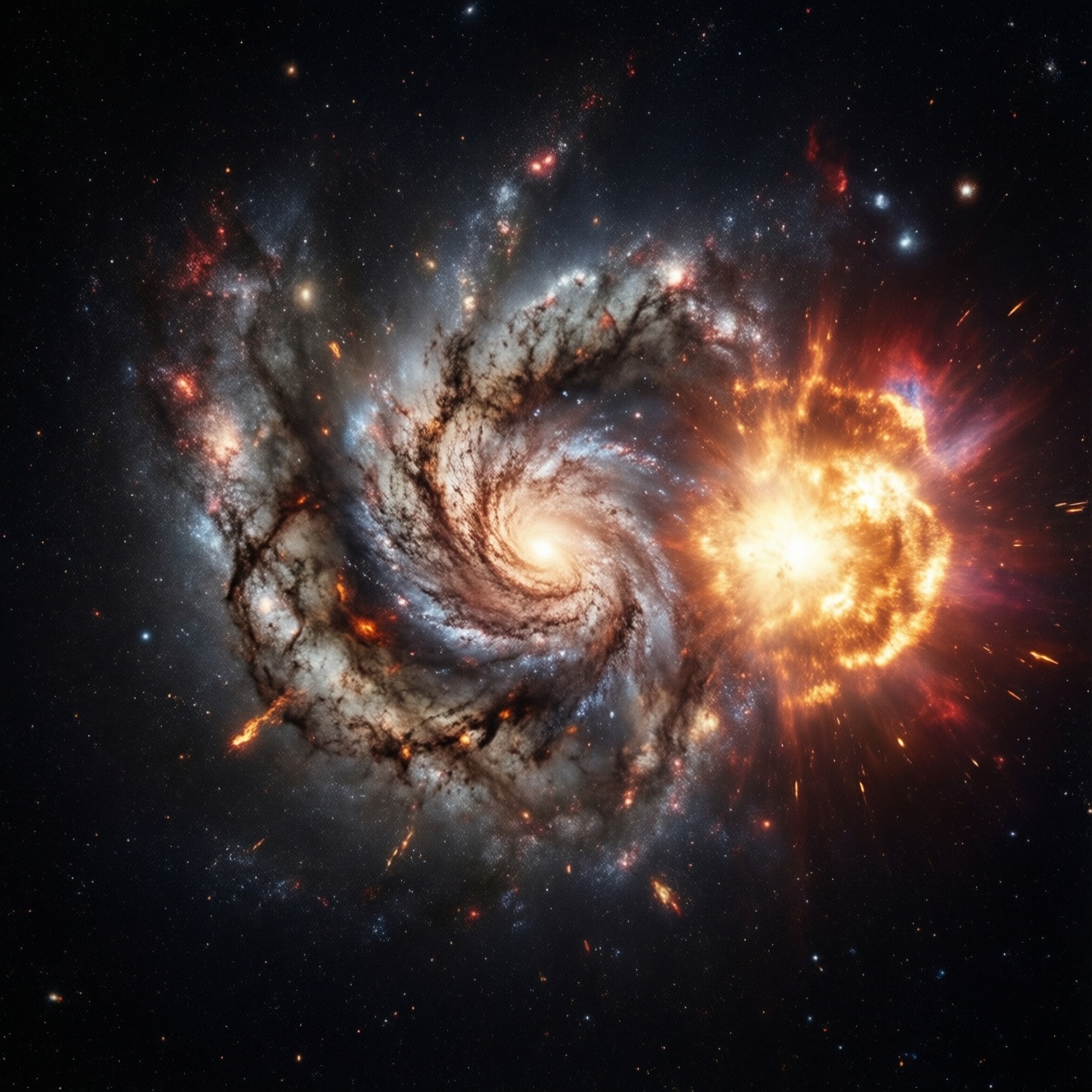 Как рождаются звёзды: от газового облака до сверхновой в одной истории