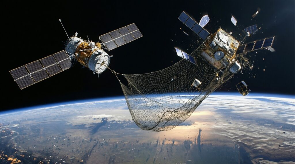 Космический мусор: почему это проблема и какие есть решения - иллюстрация