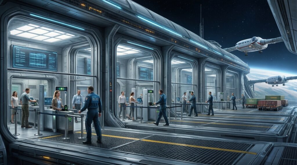 Будущие города в космосе: станции, орбитальные отели и колонии - иллюстрация