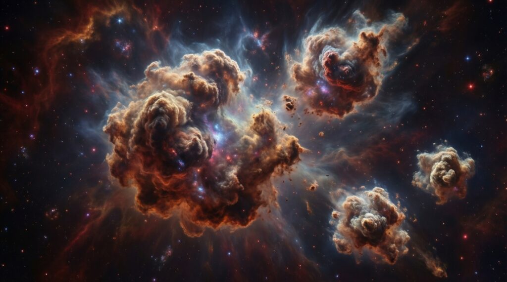 Как рождаются звезды: от молекулярных облаков до протозвезд - иллюстрация