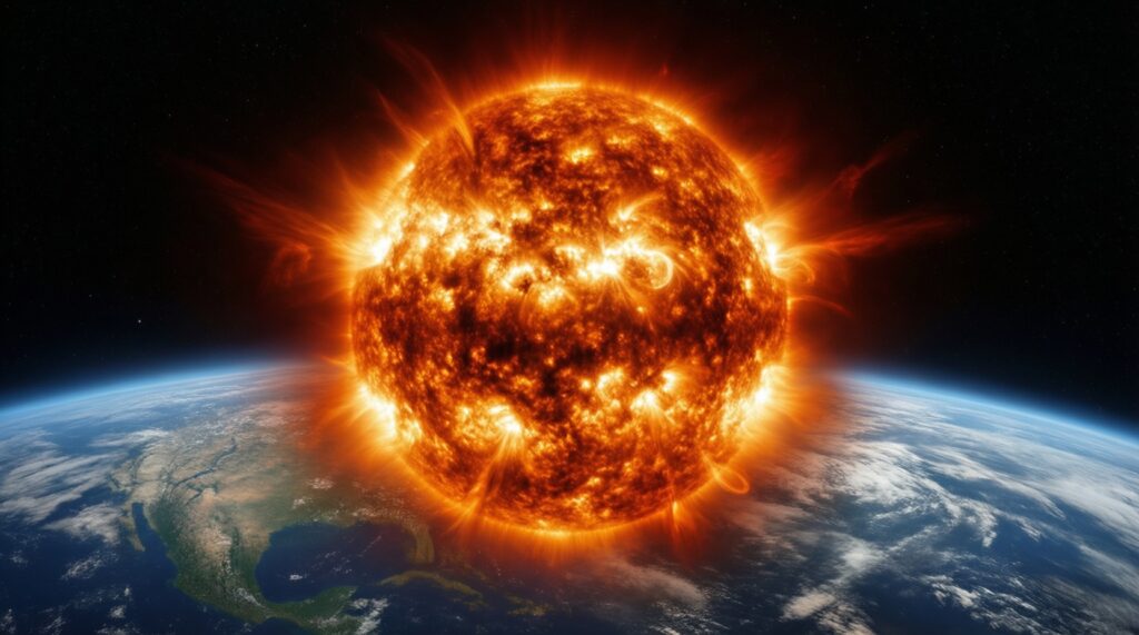 Солнечные вспышки и космическая погода: влияние на связь, GPS и энергосети - иллюстрация