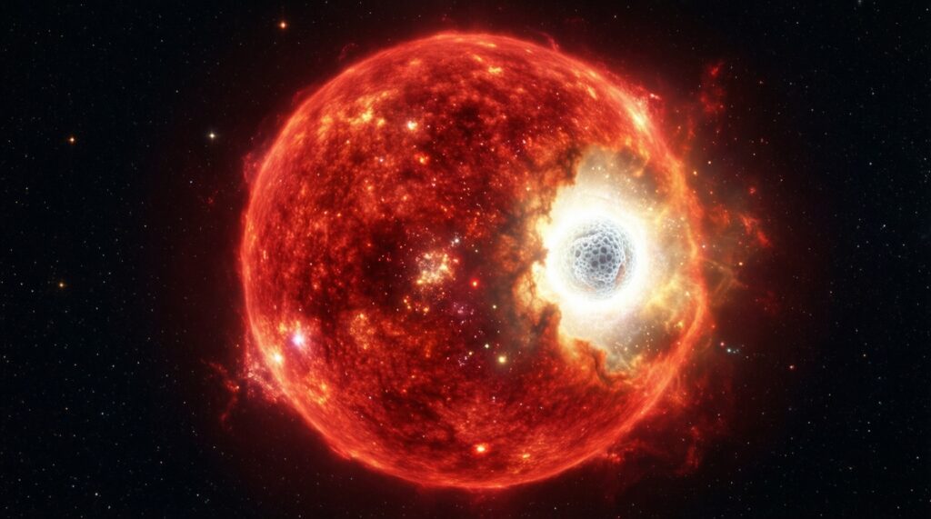 Жизнь и смерть звёзд: как рождаются красные гиганты, белые карлики и нейтронные звёзды - иллюстрация