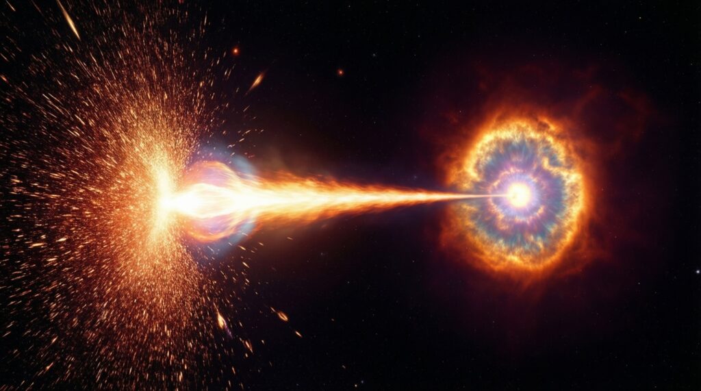 Самые мощные космические взрывы: сверхновые, килоновые, гамма-всплески - иллюстрация