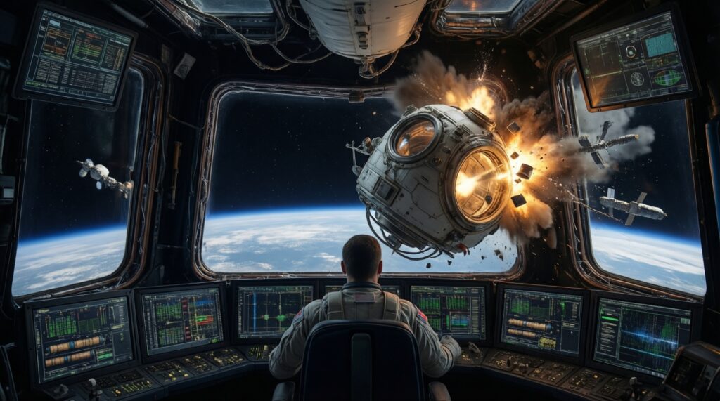 Космический мусор: масштаб проблемы и как её решают - иллюстрация