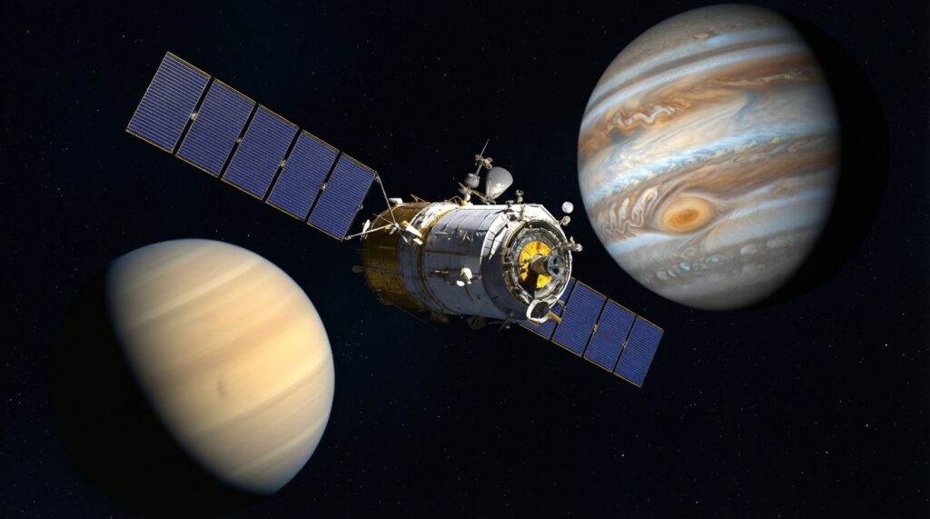 Как устроены орбиты: почему спутники не падают и что такое L-точки - иллюстрация