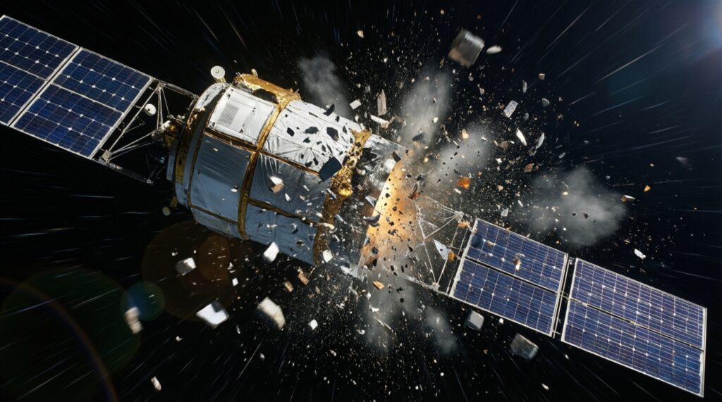Космический мусор: почему это проблема и как его собираются убирать - иллюстрация