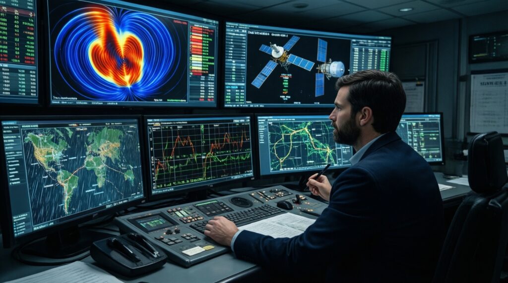 Солнечные вспышки и магнитные бури: как космическая погода влияет на Землю - иллюстрация