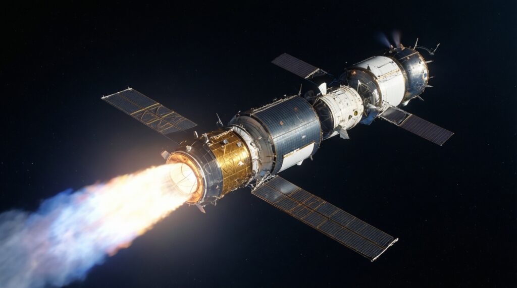 Как работают ионные двигатели и электрореактивная тяга - иллюстрация