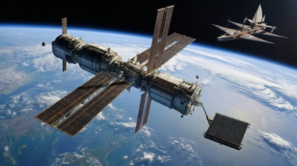 Будущие мегапроекты: солнечные паруса, орбитальные станции и космические лифты - иллюстрация