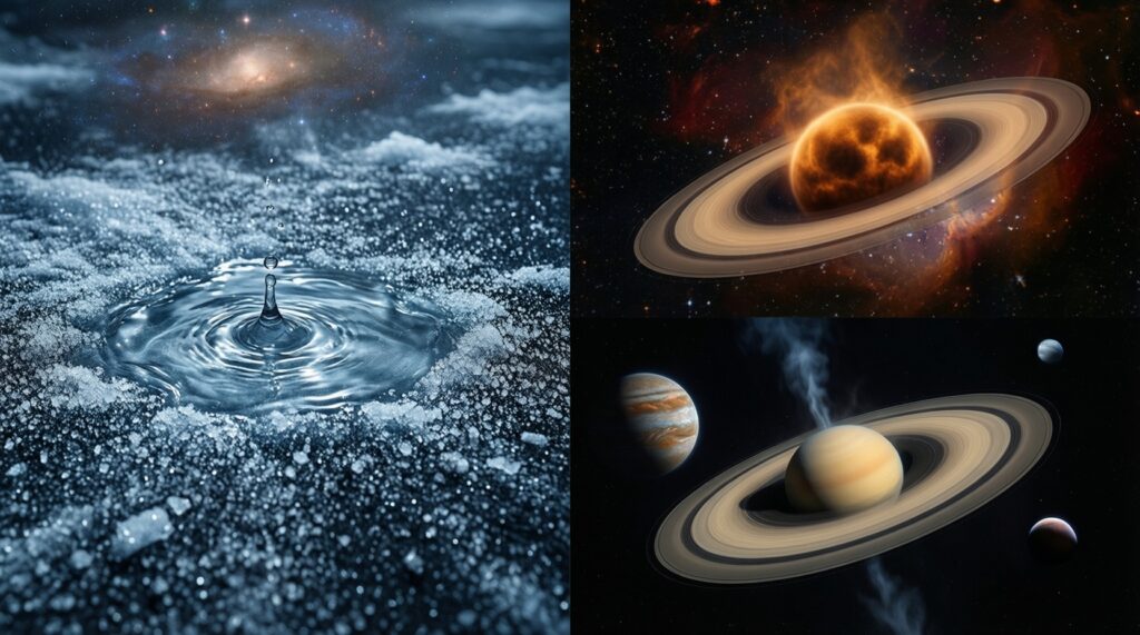 Вода во Вселенной: где её больше всего и почему это важно для жизни - иллюстрация