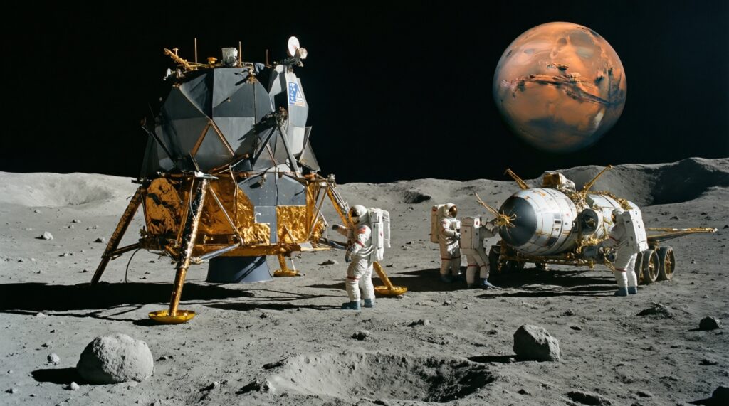 Будущее пилотируемых полётов: Луна, Марс и дальше - что по срокам и рискам - иллюстрация